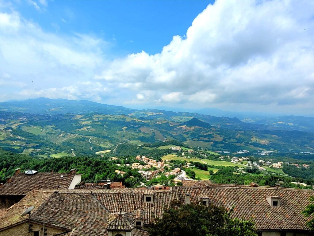 San Marino - view from the top