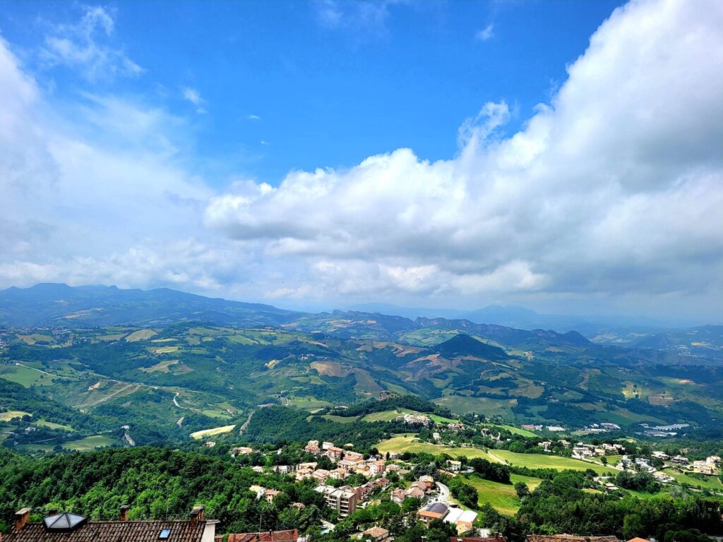 San Marino - view from the top