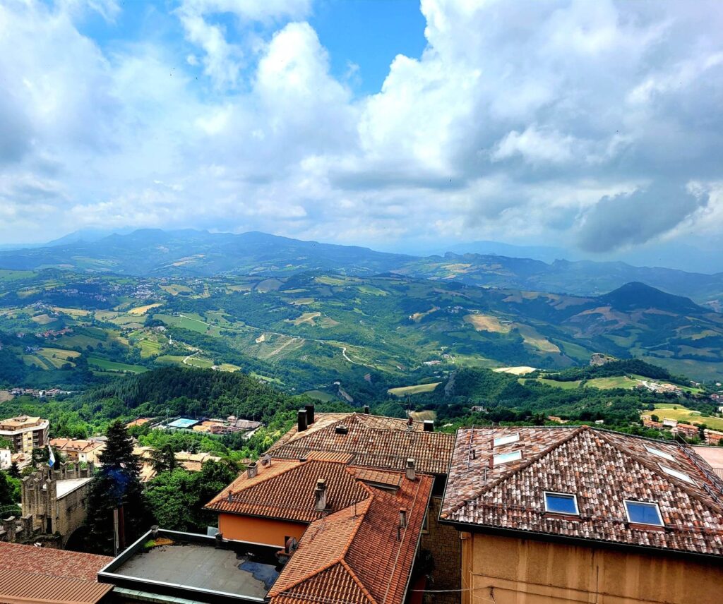 San Marino - view from the top